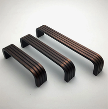 Load image into Gallery viewer, 3 3/4", 5.0", 6.3" Antique Bronze, Black Copper, Brushed Nickel & Gun Metal Drawer Pulls | Cabinet & Dresser Knobs, Kitchen Hardware