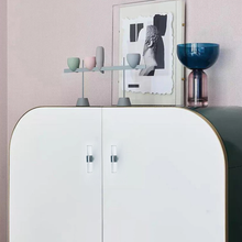 Load image into Gallery viewer, Art Decor Clear Acrylic & Chrome Crystal Knobs, Pulls & Handles | Cabinet, Drawer, Kitchen, Dresser, Bathroom & Door Hardware