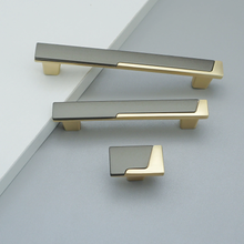 Load image into Gallery viewer, 3.78"-5" Unique Gray Gold Knobs, Pulls & Handles | Cabinet Door, Drawer, Dresser, Kitchen & Cupboard Hardware