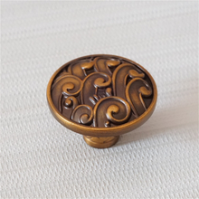 Load image into Gallery viewer, 2.5"-7.55" (192mm) Antique Brass Knobs, Pulls & Handles | Cabinet, Drawer, Dresser, Furniture & Door Hardware