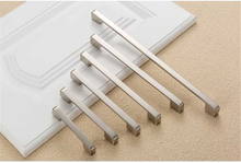 Load image into Gallery viewer, 3.78", 5", 6.3", 7.55", 8.8", 12.5" Brushed Nickel, Black & Chrome Dresser Pulls | Drawer Handles, Kitchen Cabinet Pulls