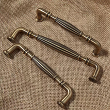 Load image into Gallery viewer, Vintage, Aged Brass & Antique Bronze Knobs, Pulls & Handles | Drawer, Cabinet, Kitchen, Dresser & Wardrobe Door Hardware