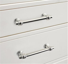 Load image into Gallery viewer, 3.78"-6.3" Polished Chrome Modern Knobs, Pulls & Handles | Cabinet, Kitchen, Drawer, Dresser, Closet & Wardrobe Hardware