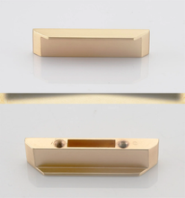 Load image into Gallery viewer, 1 1/4", 2 1/2" (32, 64mm) Brushed Brass Cabinet Pulls | Dresser & Drawer Handles, Kitchen Pulls, Cabinet Door Hardware
