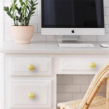 Load image into Gallery viewer, Modern Hexagon Brass Knobs & Pulls | Minimalist Luxury Drawer, Small Cabinet & Door Handles