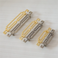 Load image into Gallery viewer, 2.5", 3.75", 5" Vintage Gold & Bronze Door Handles | Dresser Pulls, Kitchen Cabinet & Drawer Knobs, Furniture Hardware