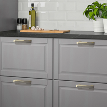 Load image into Gallery viewer, 3.78"-5" Unique Gray Gold Knobs, Pulls & Handles | Cabinet Door, Drawer, Dresser, Kitchen & Cupboard Hardware