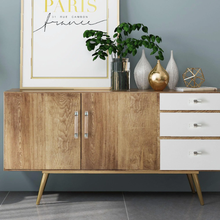 Load image into Gallery viewer, 3.0", 3.78", 5.0", 6.3" Clear Gold Acrylic Knobs & Square Silver Drawer Pulls | Kitchen Cabinet, Wardrobe, Closet & Dresser Handles