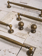 Load image into Gallery viewer, Vintage Look Solid Brass & Antique Bronze Knobs, Pulls & Handles | Cabinet, Kitchen, Drawer & Dresser Hardware