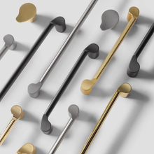 Load image into Gallery viewer, 3.78"-7.55" Gold, Brushed Brass, Gun Gray & Brushed Nickel Knobs, Pulls & Handles | Kitchen Cabinet, Drawer & Dresser Hardware