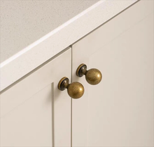 Load image into Gallery viewer, Vintage Look Solid Brass & Antique Bronze Knobs, Pulls & Handles | Cabinet, Kitchen, Drawer & Dresser Hardware