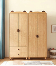 Load image into Gallery viewer, 1.25"-3.78" Wood Semicircle Knobs, Pulls & Handles (Beech, Black Walnut, Green, White, Pink) | Cabinet, Drawer, Door & Home Decor Hardware