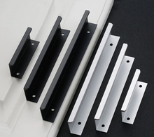 Load image into Gallery viewer, 2.5"-10.0" Black & Silver Knobs, Pulls & Handles | Drawer, Kitchen Cabinet, Closet, Wardrobe & Kitchen Hardware