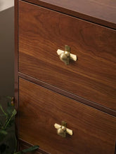 Load image into Gallery viewer, Original Vintage Brass Single Hole Flat Handles, Creative Furniture Drawer & Cabinet Pulls