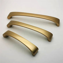Load image into Gallery viewer, 3.75"-6.3" Unique Champagne Gold & Brushed Copper Pulls, Knobs & Handles | Cabinet, Dresser, Drawer & Kitchen Door Hardware