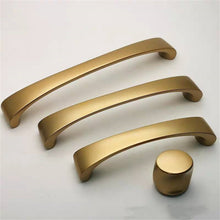 Load image into Gallery viewer, 3.75"-6.3" Unique Champagne Gold & Brushed Copper Pulls, Knobs & Handles | Cabinet, Dresser, Drawer & Kitchen Door Hardware