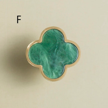 Load image into Gallery viewer, Nordic Simple Brass & Resin Cabinet Knobs | Shell Design Drawer & Door Knobs