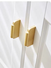 Load image into Gallery viewer, Solid Brass New Chinese Style Cabinet Pulls, Luxury Gold Minimalist Handles for Wardrobe, Drawer, Wine & Shoe Cabinet
