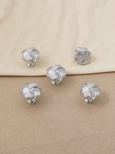 Load image into Gallery viewer, Silver Solid Brass Small Cabinet Pulls, Light Luxury Mid‑Century Handles for Shoe Cabinets, Kitchen Cabinets and Wardrobes