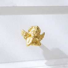 Load image into Gallery viewer, Gold Solid Brass Angel Cabinet Knobs, Nordic Luxury Mini Handles for Drawers, Wine & Shoe Cabinets