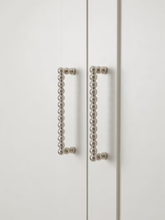 Load image into Gallery viewer, Modern Beaded Polished Chrome Cabinet Pulls | Premium Drawer Handles for Kitchen Island, Home Decor & Cabinetry