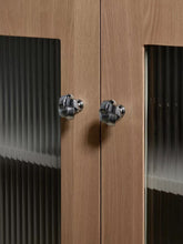 Load image into Gallery viewer, Silver Solid Brass Small Cabinet Pulls, Light Luxury Mid‑Century Handles for Shoe Cabinets, Kitchen Cabinets and Wardrobes
