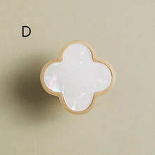 Load image into Gallery viewer, Nordic Simple Brass & Resin Cabinet Knobs | Shell Design Drawer & Door Knobs