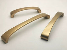 Load image into Gallery viewer, 3.75"-6.3" Unique Champagne Gold & Brushed Copper Pulls, Knobs & Handles | Cabinet, Dresser, Drawer & Kitchen Door Hardware