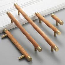 Load image into Gallery viewer, Modern Chinese Style Light Luxury Solid Wood Pull Handles - For Cabinet Doors Drawers Wardrobes