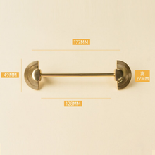 Load image into Gallery viewer, Light Luxury Brass Retro Pull Handle Modern Gold Pull Handle Wardrobe Pull Handle Drawer Door Pull Handle