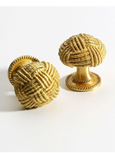 Load image into Gallery viewer, Modern Light Luxury Solid Brass Cabinet Knobs | Gold Drawer & Wardrobe Small Knobs