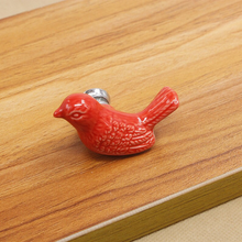 Load image into Gallery viewer, Colorful Cartoon Bird Ceramic Drawer Knobs | Modern Cabinet Knobs for Kids Room