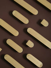 Load image into Gallery viewer, High-End Light Luxury Gold Brass Pull Handles, Original Designer Hardware for Tatami, Drawers and Cabinets