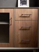 Load image into Gallery viewer, Mid-Century Vintage Bronze Brass Pulls, French Luxury Premium Handles for Cabinets, Shoe Cabinets & Wardrobes