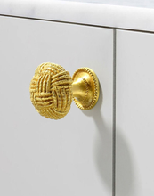 Load image into Gallery viewer, Modern Light Luxury Solid Brass Cabinet Knobs | Gold Drawer & Wardrobe Small Knobs