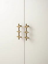 Load image into Gallery viewer, Timeless Unique Vintage French Brass Cabinet Knobs, Aged Bronze Antique Furniture Pull Handles
