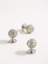 Load image into Gallery viewer, Mid Century Hollow Spherical Brass Cabinet Pull, Titanium Silver Small Handle for Cabinet & Drawer