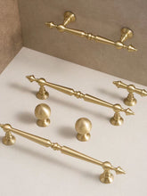 Load image into Gallery viewer, French Vintage Luxury Brass Long Pull Handles for Cabinets, Wardrobes and Drawers