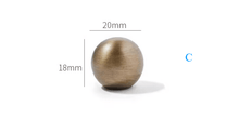 Load image into Gallery viewer, Mid‑Century Brass Drawer Pulls, French Retro High‑End Pendant Ball Handles for Kitchen Cabinet & Wardrobe