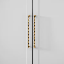 Load image into Gallery viewer, Antique Bronze Beaded Cabinet Pulls: Drawer Handles, Modern Kitchen Hardware