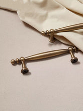 Load image into Gallery viewer, Mid-Century Vintage Bronze Brass Pulls, French Luxury Premium Handles for Cabinets, Shoe Cabinets & Wardrobes