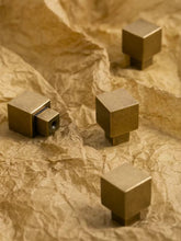Load image into Gallery viewer, Vintage Dark Style Square Brass Cabinet Knob, Antique Bronze Finish Distressed Drawer Pull for Cupboard Furniture