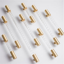 Load image into Gallery viewer, 3.78"-12.6" Modern Acrylic Pulls, Knobs & Handles | Drawer, Wardrobe, Kitchen & Cabinet Hardware