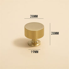 Load image into Gallery viewer, Solid Brass Drawer Knobs & Handles | Gold Cabinet & Dresser Pulls, Kitchen & Cupboard Handles, Wardrobe Knobs