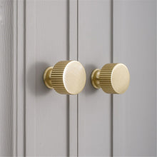 Load image into Gallery viewer, Solid Brass Drawer Knobs & Handles | Gold Cabinet & Dresser Pulls, Kitchen & Cupboard Handles, Wardrobe Knobs