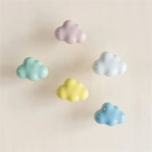 Load image into Gallery viewer, Ceramic Cloud Knobs | Colorful Drawer Pulls & Cabinet Handles for Dresser, Kitchen Cupboard | Cabinet Hardware