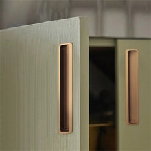 Load image into Gallery viewer, Invisible Recessed Kitchen Pulls | Concealed Embedded Drawer Handles, Extended Closet Door & Cabinet Pulls
