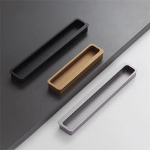 Load image into Gallery viewer, Invisible Recessed Kitchen Pulls | Concealed Embedded Drawer Handles, Extended Closet Door & Cabinet Pulls