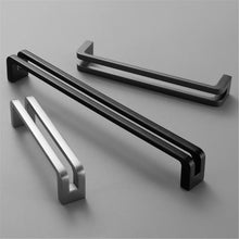Load image into Gallery viewer, 3.75", 5", 6.3" (96, 128, 160mm) Black, Brushed Nickel & Gun Metal Dresser Pulls | Kitchen Cabinet Door, Wardrobe & Cupboard Handles, Knobs
