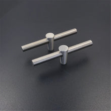 Load image into Gallery viewer, T Bar Brushed Brass Knobs, Pulls & Handles | Cabinet, Drawer, Dresser, Kitchen, Wardrobe & Closet Hardware